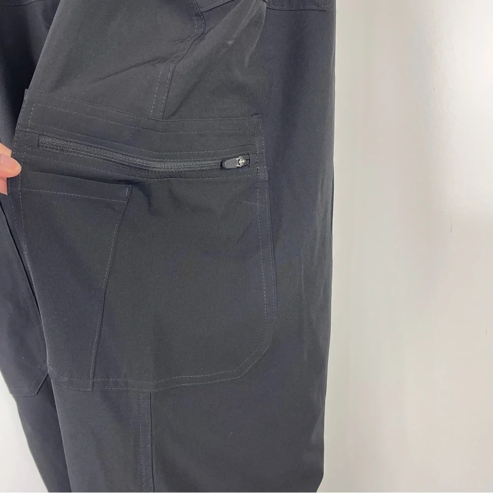 NEW FIGS Scrubs Cairo FREEx Lined Cargo Scrub Pants Men's Size 2XL TALL Black